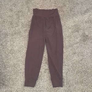 pink athleta joggers size s